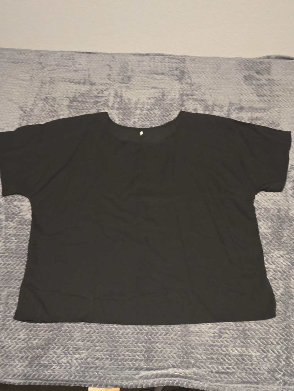 Classic Black Women's Short Sleeve Top